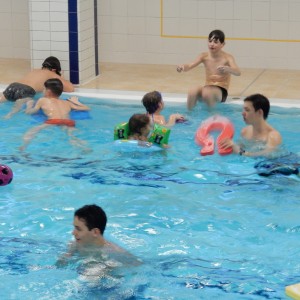 Oddílovka v bazéně