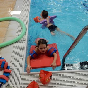 Oddílovka v bazéně