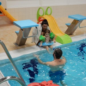 Oddílovka v bazéně