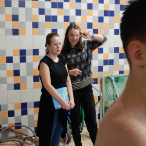 Oddílovka v bazéně