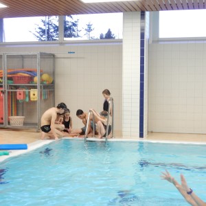 Oddílovka v bazéně