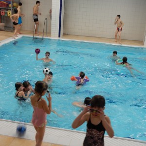 Oddílovka v bazéně