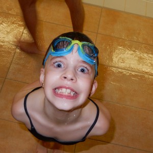 Oddílovka v bazéně