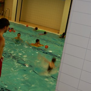 Oddílovka v bazéně