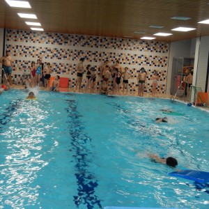 Oddílovka v bazéně