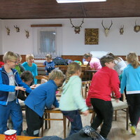 Výprava na Hůrky a přespání v myslivecké chatě