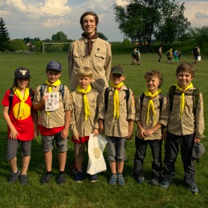 Závody vlčat a světlušek 2018