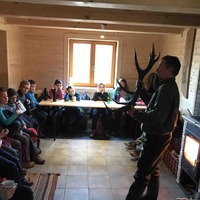 Zimní výprava Lišek za tajemným srubem