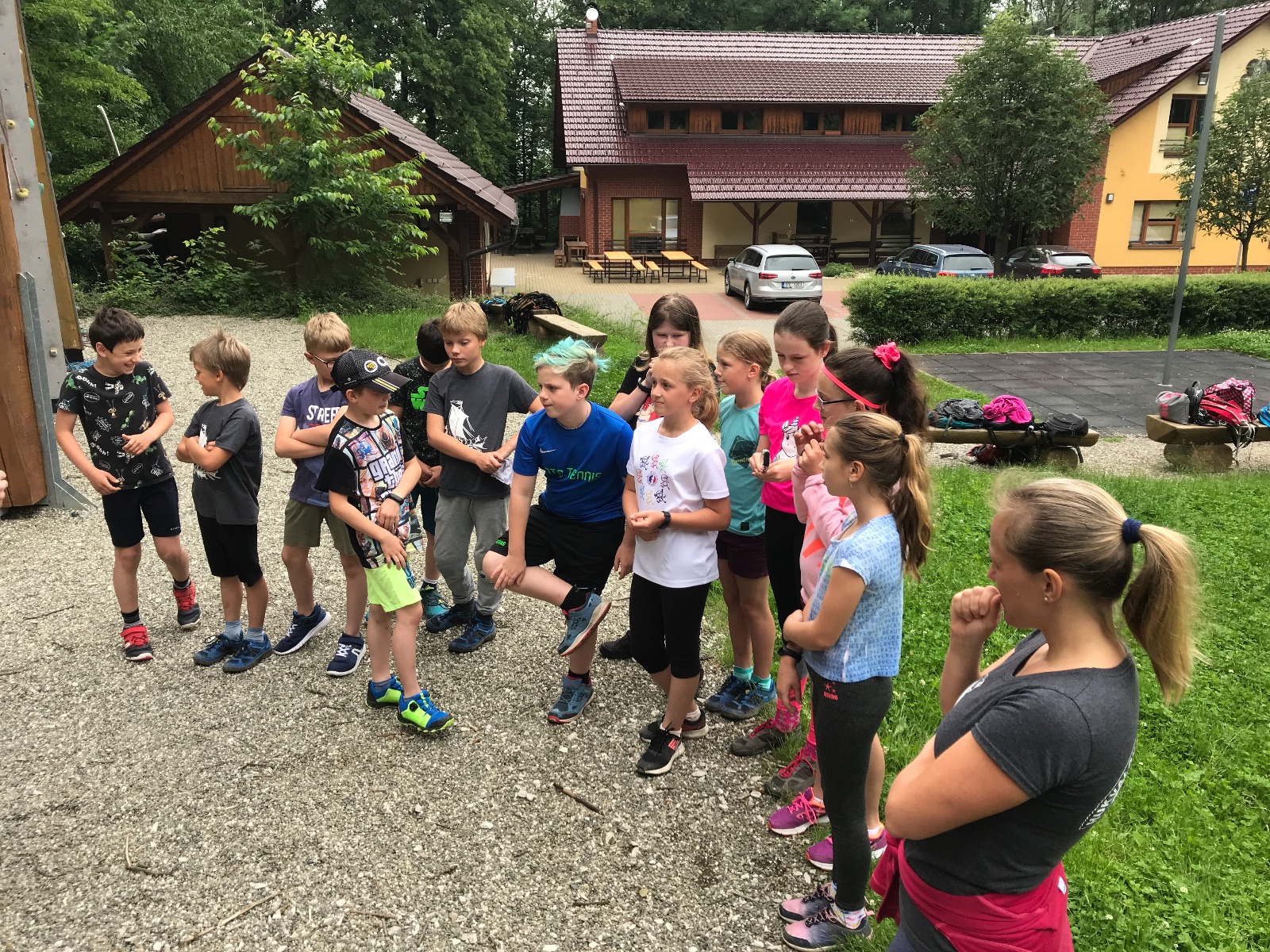 Výprava Lišek do lanového centra