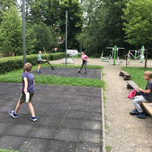 Výprava Lišek do lanového centra