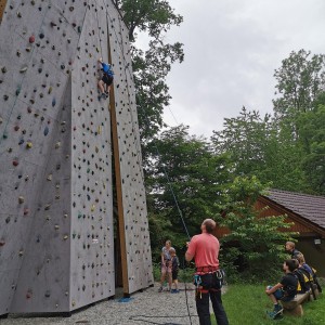 Výprava Lišek do lanového centra