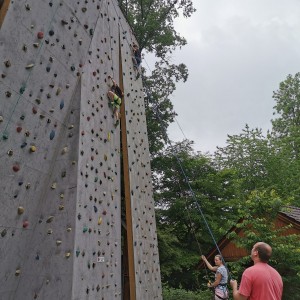 Výprava Lišek do lanového centra