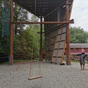 Výprava Lišek do lanového centra