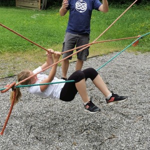 Výprava Lišek do lanového centra