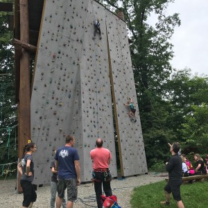 Výprava Lišek do lanového centra