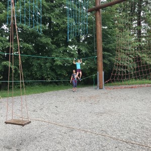 Výprava Lišek do lanového centra