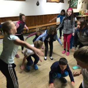 Fotky z družinových schůzek Lišek