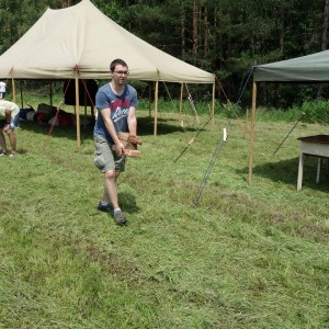 Stavěčka - den první