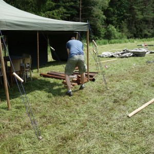 Stavěčka - den první