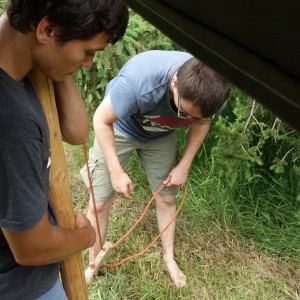 Stavěčka - den první