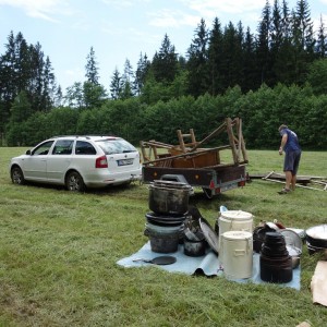 Stavěčka - den první