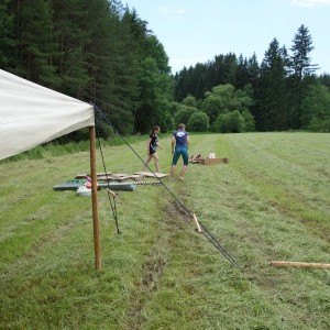 Stavěčka - den první