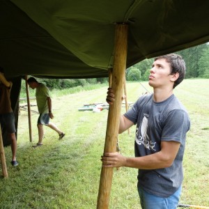 Stavěčka - den první