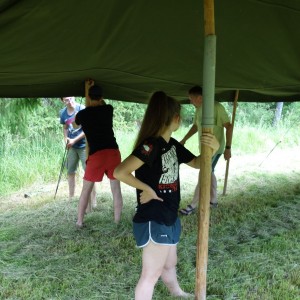 Stavěčka - den první