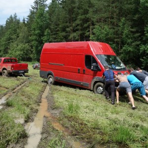Stavěčka - den první