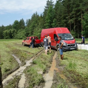 Stavěčka - den první