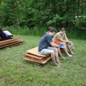 Stavěčka - den první