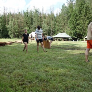 Stavěčka - den první