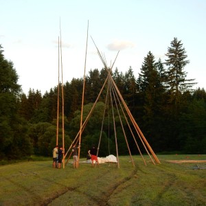 Stavěčka - den první