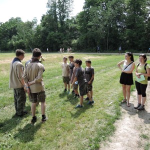 Krajské kolo závodu vlčat a světlušek 2016