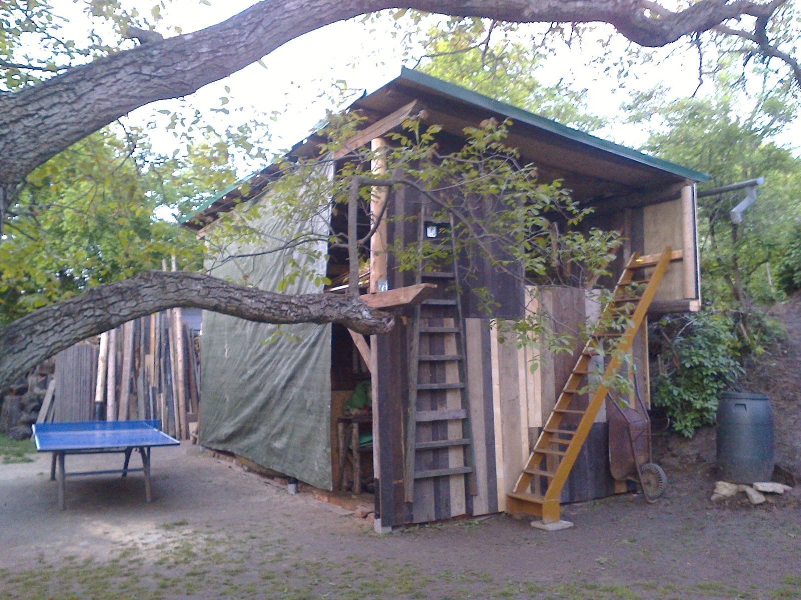 Stavba nového podsadovníku