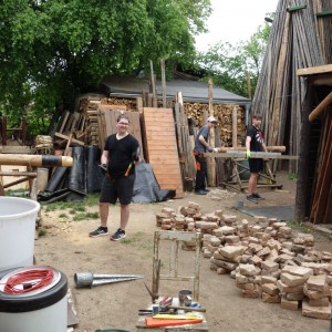 Stavba nového podsadovníku