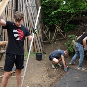 Stavba nového podsadovníku