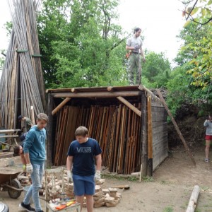 Stavba nového podsadovníku