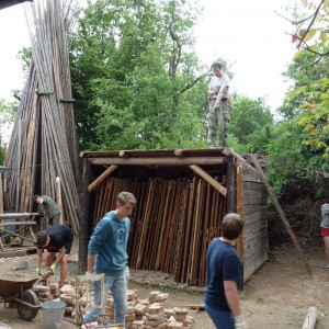 Stavba nového podsadovníku