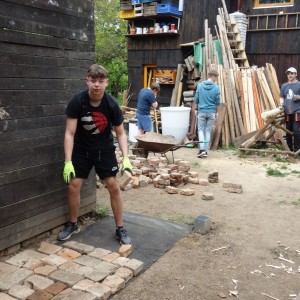 Stavba nového podsadovníku