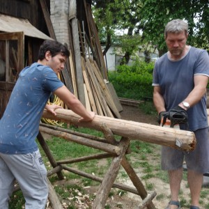 Stavba nového podsadovníku