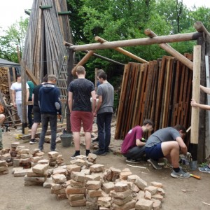 Stavba nového podsadovníku