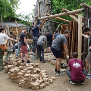 Stavba nového podsadovníku