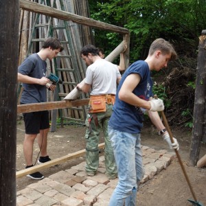 Stavba nového podsadovníku