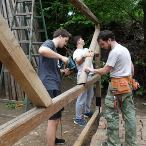 Stavba nového podsadovníku