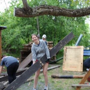 Stavba nového podsadovníku