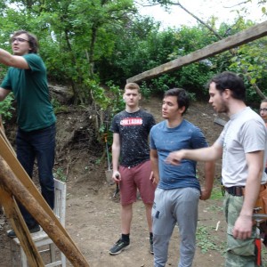 Stavba nového podsadovníku