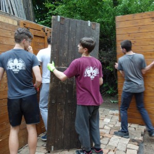 Stavba nového podsadovníku