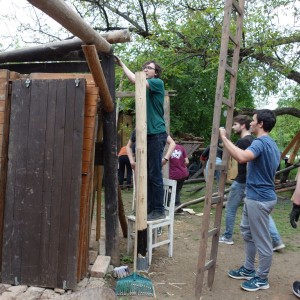 Stavba nového podsadovníku