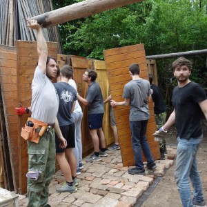 Stavba nového podsadovníku